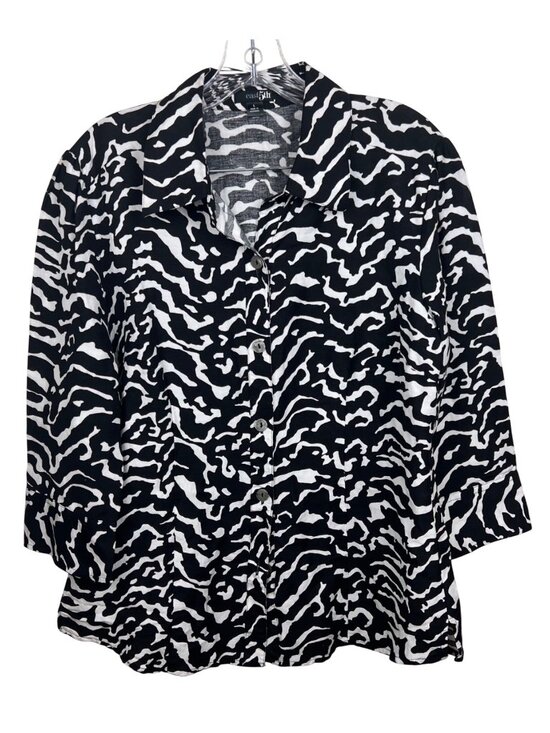 East 5th Tops - East 5th Zebra Blouse